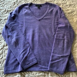 Lands' End Cashmere V-Neck Sweater